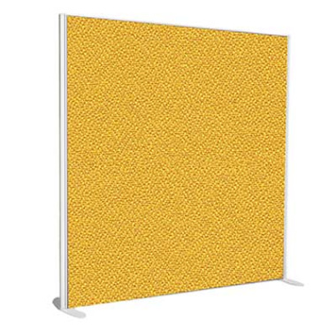 Sprint Freestanding Rectangular Office Screen 1800mm High in Solano fabric