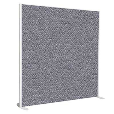 Sprint Freestanding Rectangular Office Screen 1600mm High in Tequila fabric