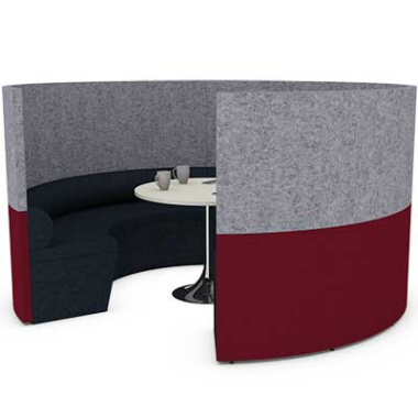 Circular Team  Office Meeting Pod with Seating ME18