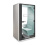 HushHybrid Office Pod with White Carcass and Green Fabric side view HUS-BX020