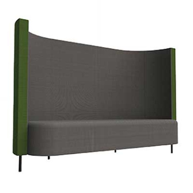 Delia 3 Seat High Back Sofa - DEL-3SS