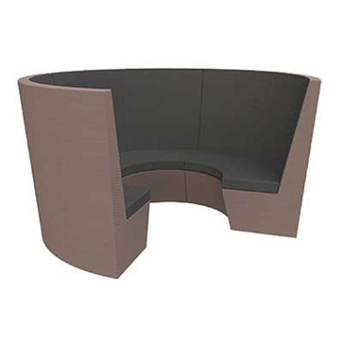 Stella High Back Round Seating Pod - STEL-20HR