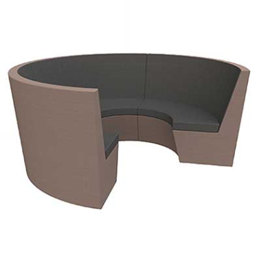 Stella Medium Back Round Seating Pod - STEL-20MR