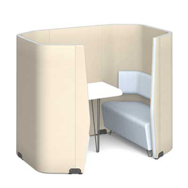 Priva 2 Person Hexagonal Booth PRV-POD02-HX