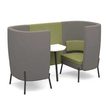 Tilly High Back 2 Person Meeting Booth - TY-B2H