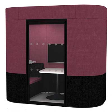 Aura 4 Person Curved Meeting Pod AURA-4PC