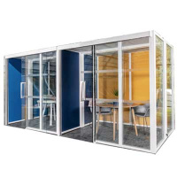 Hoozone Rectangular Divide Meeting pod