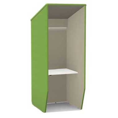 Cove Desk High Alcove Work Booth with LED Light - CVD3 - main view