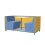 Tallo 2 Person Office Booth with Low Back TAL2-L left