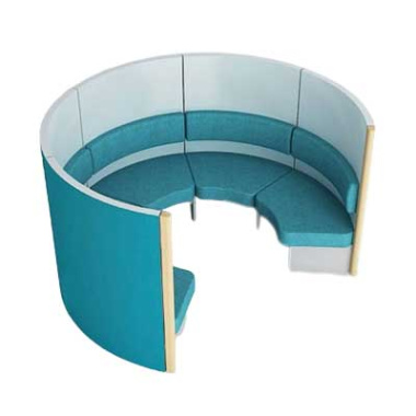 Gleneagles Small Circular Seating Pod GLE001