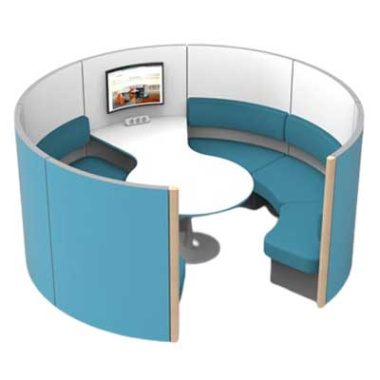 Gleneagles Large Circular Seating Pod with Table GLE005