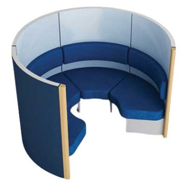 Bretton Small Circular Office Meeting Pod - BRE002