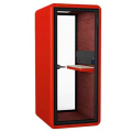 Kolo DSolo 1 Person Office Phone Booth in Red