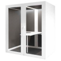 MiiBox 4 Person Meeting Booth Standard in White