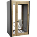 BusyPod Plus Phone and Work Booth in Anthracite and Oak