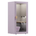 Folio Office Phone Booth in Blush