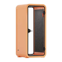 Quell Flex Acoustic Phone Pod empty in orange